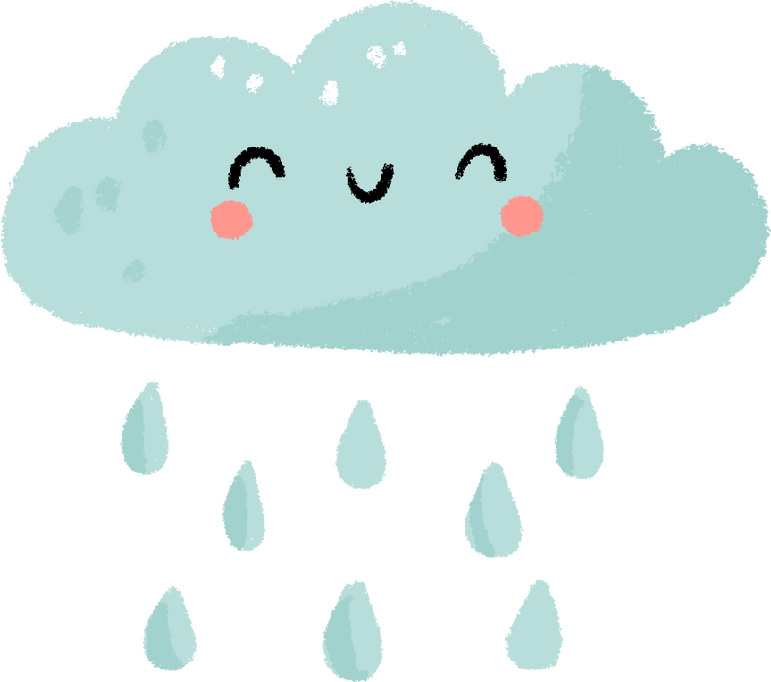 Raining Cloud Cartoon